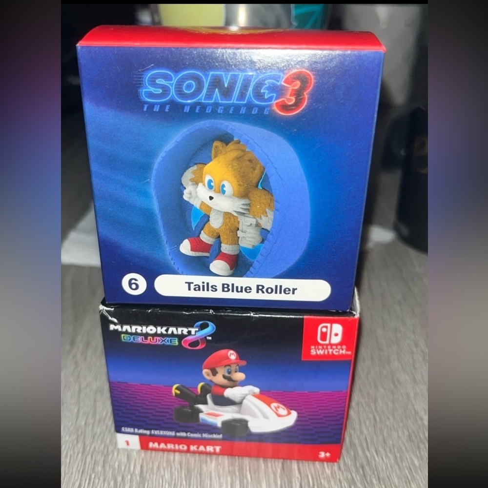 McDonald’s toys - Sonic3, Mario Kart & Toadette